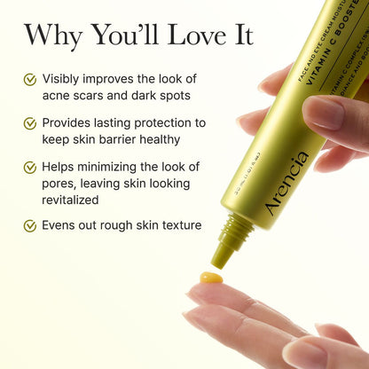 Arencia Vitamin C Booster Eye Cream – Brightening & Dark Spot Care | 30ml