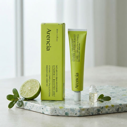 Arencia Vitamin C Booster Eye Cream – Brightening & Dark Spot Care | 30ml